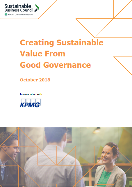 Creating sustainable value from good governance