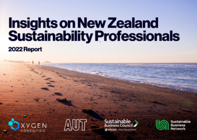 Insights on New Zealand Sustainability Professionals 2022
