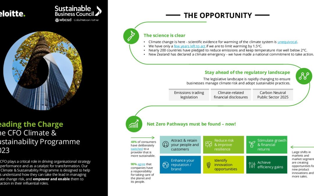 2023 CFO Climate & Sustainability Programme SBC