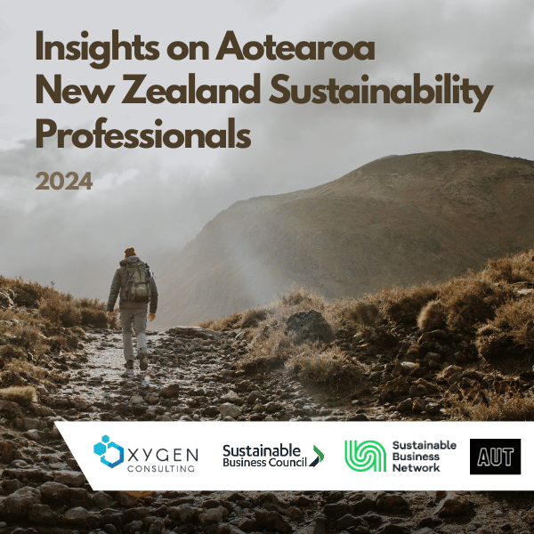 2024 Insights on Aotearoa New Zealand Sustainability Professionals survey launches