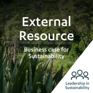 Making the business case for sustainability