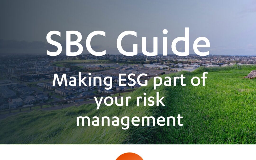SBC Guide: Making ESG part of your risk management